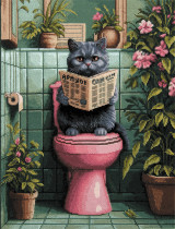 Набор для вышивания " PANNA" J- 7546 " Не беспокоить" 22 х 30 см