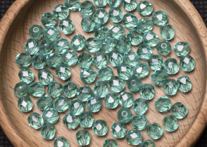 Бусины полированные круглые 6мм 25г (90 штук) 60110 бирюзовый