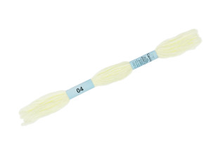 Нитки для вышивания " Gamma" декоративные " МУЛИНЕ Cloud" 100% полиэстер 6 м №04 бл. желтый