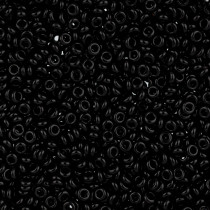 Бисер Япония "TOHO" 11/0 DEMI №1 2.2 мм 5 г №0049 черный