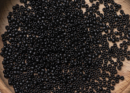 Бисер Япония круглый 11/0 10г 2612F черный, матовый полуглазурь
